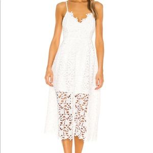 ASTR the label white lace dress